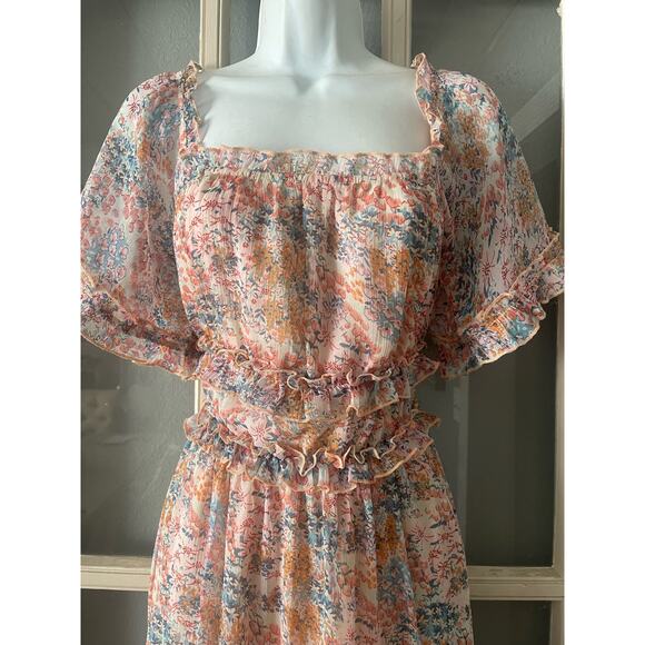 Anthropologie Love the Label Waterlily Floral Dress - Picture 5 of 10